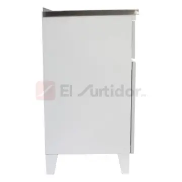Base Para Fregadero Con Tarja Escurridor Izquierdo Puga F80 Blanco.