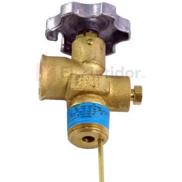 Válvula de Servicio Para Tanque Estacionario de Gas L.p. Iusa V-2043-26 Bronce