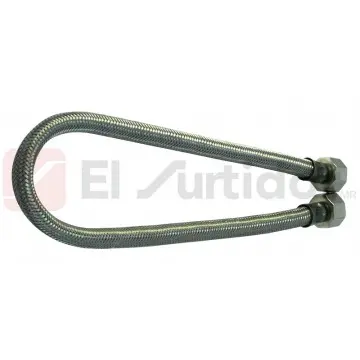 Alimentador Flexible Para Fregadero Miber Maim-amm-055 Gris