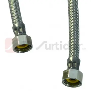 Alimentador Flexible Para Fregadero Miber Maim-amm-055 Gris