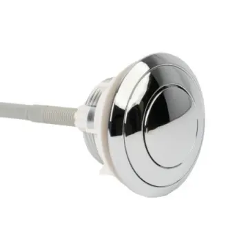 Botón para wc de descarga sencilla Fluidmaster 38/48mm 800PS-3848 Cromo
