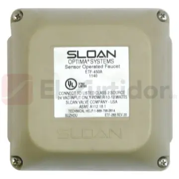 Caja Controles P/llave Etf Etf-450-a 3365000 Sloan