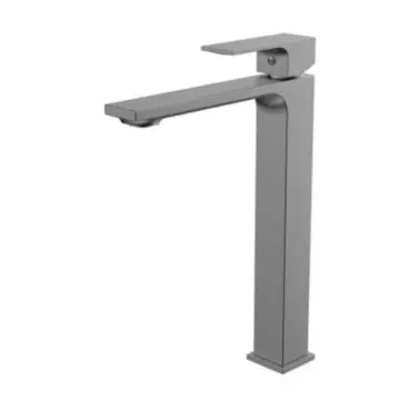 Monomando Alto Para Lavabo Tecnobath Row Tb42.031gm Gun Metal