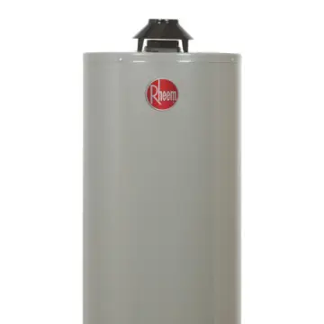 Calentador Para Agua de Deposito Rheem 29v30 de 30 Galones (113 Litros) Para Gas LP Blanco