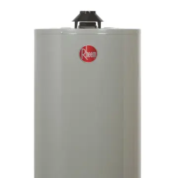 Calentador Para Agua de Deposito Rheem 29v50 de 50 Galones (190 Litros) Para Gas LP Blanco
