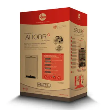 Calentador Para Agua Instantaneo Rheem Rhin-chl13n 13l Para Gas Natural Blanco