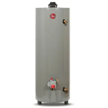 Calentador Para Agua de Deposito Rheem 29v100 de 100 Galones (375 Litros) Para Gas LP Blanco