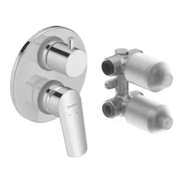 Monomando Para Regadera Con Desviador Duravit-1 N15210008010 Cromo