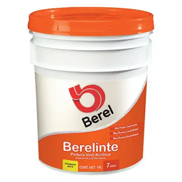 Pintura Berelinte Berel Base Tint 8002-6  Cubeta de 19 Litros