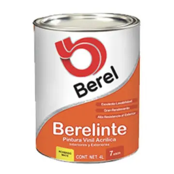 Pintura Berelinte Berel 0823-5 Galón de 4 Litros Blanco