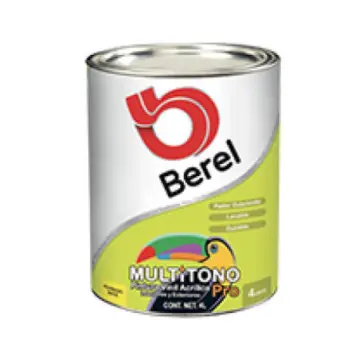 Pintura Multitono Pro Berel 4723-4 Bote de 1 Litro Blanco