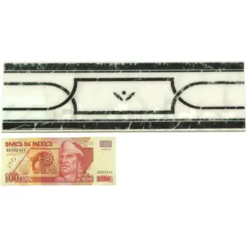 Cenefa Tesino  Porcelanite  10x30 Marfil Y Negro.