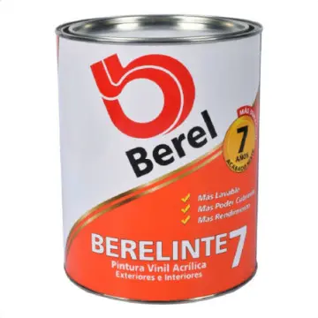 Pintura Berelinte Berel 840-4 Bote de 1 Litro Rojo Sultana
