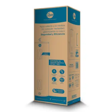 Calentador Para Agua de Depósito Eléctrico Rheem 50g/190 Litros 220v 89v50 Gris