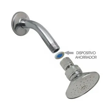 Regadera Con Brazo Y Chapetón Rugo Milano 44-me Cromo
