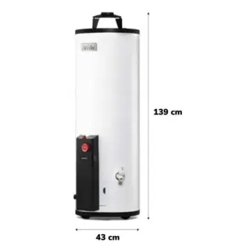 Calentador Para Agua de Depósito Calorex Maximus G-30 3270075 Gas Natural Blanco
