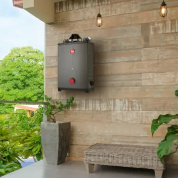 Calentador Para Agua de Paso Sin Piloto Rheem One Hrt-chl08n 8L Para Gas Natural Gris