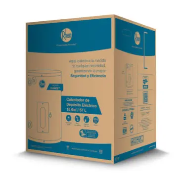 Calentador Eléctrico de Depósito Rheem 15 Galones / 57 Litros 110v 89vp15