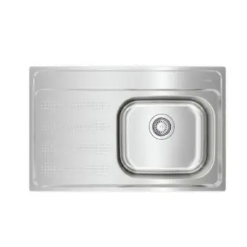 Tarja de Empotrar Teka Galaxy 800 T-xn Con Escurridor Izquierdo 80x51 8871110 Acero Inoxidable