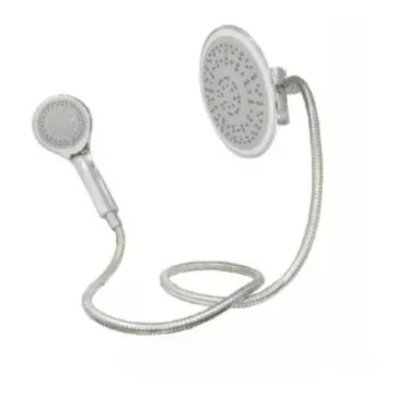 Regadera de Teléfono Rugo Sin Brazo de Tres Funciones 44-tb Cromo