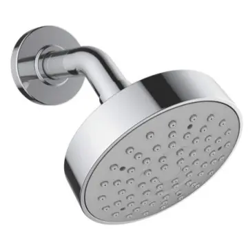 Regadera Redonda Urrea Con Brazo Y Chapetón 3026b Cromo