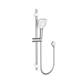 Regadera Cuadrada Urrea de Teléfono Con 3 Funciones 2021 Cromo