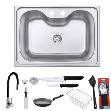 Tarja Empotrar Con Accesorios Tramontina 68x48 T-kitchen 32200/530 Acero Inoxidable