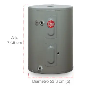 Calentador Para Agua Eléctrico Rheem 114 Litros 220v 89vp30 Gris
