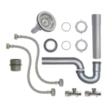 Paquete de Instalación Para Fregadero de 1 Tarja Coflex Forte Pst-f004 Acero Inoxidable