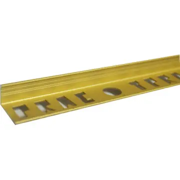 Tiraprac L de Aluminio Creaciones Practicas 1cm X 2.44m 701 Oro Mate