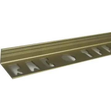 Tiraprac L de Aluminio Creaciones Practicas 1cm X 2.44m 702 Bronce Mate