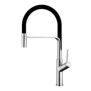 Monomando Con Cuello Flexible Para Fregadero Tecnobath Tb09.083 Cromo