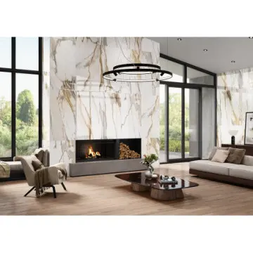 Piso Luxor Arko Rectificado Pulido 80x160 cm 2.56m Oro