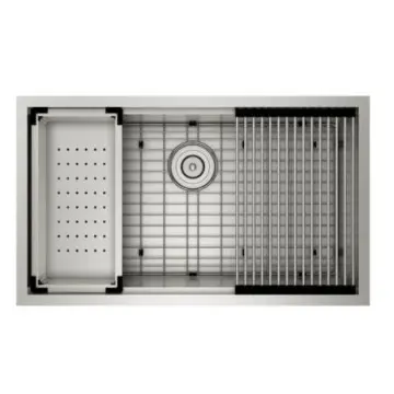 Tarja Bajo Cubierta Con Accesorios Moen 81.2x48.2 Gs181020bux Acero Inoxidable