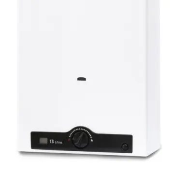 Calentador Para Agua Instantaneo Rheem Rhin-chl13n 13l Para Gas Natural Blanco