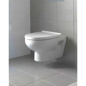 Sanitario Suspendido Duravit Durastyle 256209 Con Asiento Pulsador Cromo Blanco