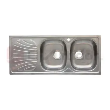 Tarja Doble de Empotrar Tramontina 116x50 Izquierdo 93882/615 Acero Inoxidable