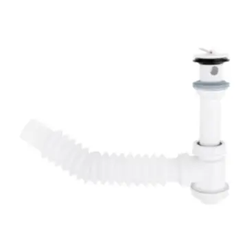 Céspol Flexible Para Lavabo Dica 3701cb Plástico Blanco