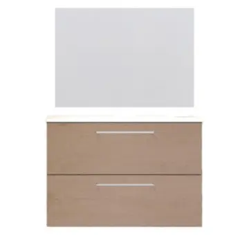 Tocador Con Espejo Y Lavabo Esbaño Royomex Easy 60 91369 Roble Provenzal