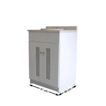 Tocador Sin Cubierta Roma 2 Puertas 61X46 Blanco DYG