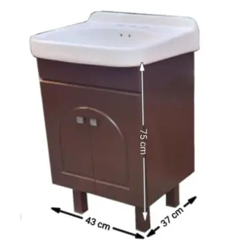 Tocador Azulejos Decorados Ballenato Habitat Chocolate