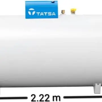 Tanque Estacionario Tatsa Horizontal de 1000 Litros Blanco