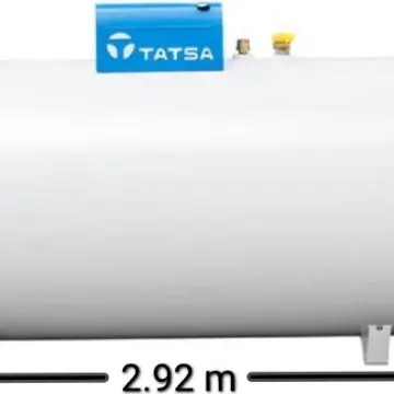 Tanque Estacionario Tatsa 2200 Litros Blanco