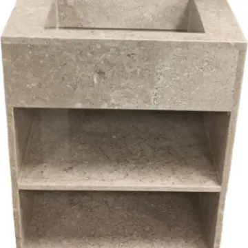 Tocador Jacarandas Verónica 60x45 Mármol Travertino