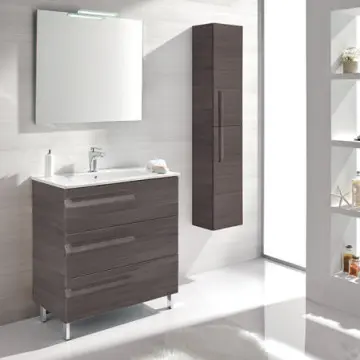 Tocador Espejo Y Lavabo Esbaño Vitale 80 91275 Bodega Gray