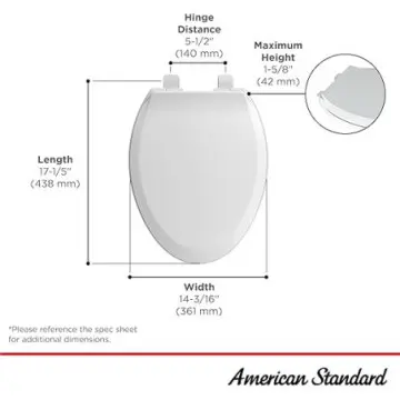 Asiento Alargado American Standard Aspirations  Blanco 5503a00b.020