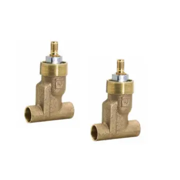 Juego de Llaves de Empotrar Soldable Urrea 9652 Bronce