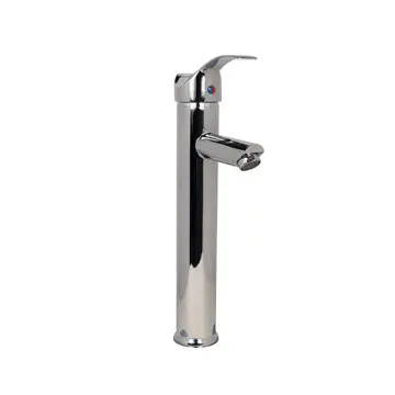 Monomando Alto Para Lavabo Rugo 23-mtl Cromo