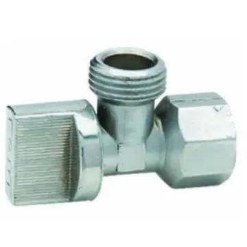 Llave Control Angular de 1/4 de Vuelta Dica 3401cv Cromo