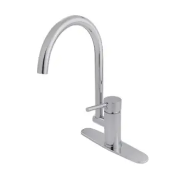 Monomando Para Fregadero Urrea 9443 Con Cubierta Cromo